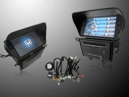 Honda Accord 8 (08-) Европа автомагнитола, головное устройство 2 din с 8 дюймовым HD экраном, GPS навигацией, TV