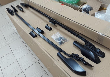 Toyota Land Cruiser LC 200 (2 рестайлинг) 2015 - н.в. Рейлинги черные