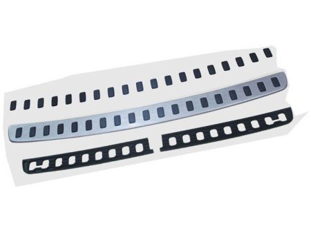 Toyota Land Cruiser 200 (08-) накладка заднего бампера из нержавеющей стали с резиновыми вставками