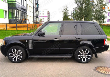Land Rover Range Rover 3 поколение (2 рестайлинг) 2009 - 2012 Пороги с передними брызговиками