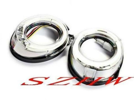 Toyota Land Cruiser Prado 150 (2010-) рамки противотуманных фар с подсветкой DRL и рулевым диммером