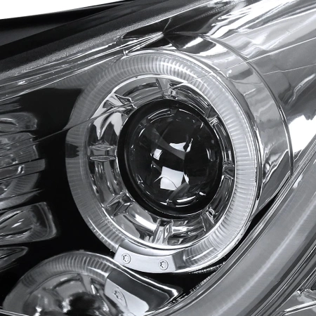 Chevrolet Cruze (2011-2016) фары передние хром линзованные диодной подсветкой в стиле Audi