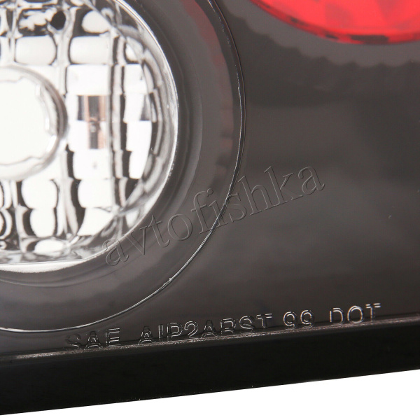 Mitsubishi Lancer 9 (03-07) задние черные фонари, дизайн Toyota Altezza, комплект 2 шт.