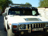 Hummer H2 (02-08)  Козырек над стеклом. Спойлер.