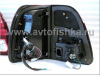 Toyota Land Cruiser 100 (98-07) фонари задние светодиодные красно-хромированные, внешние и внутренние, дизайн Lexus, комплект лев.+прав.