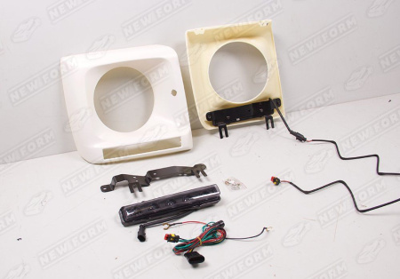 Mercedes-Benz G-Klasse W463 1990 - 2018 Очки на фары с черными ДХО