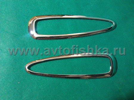 Lexus LX570 (09-) накладки на боковые повторители поворотов, хромированные, комплект 2 шт.