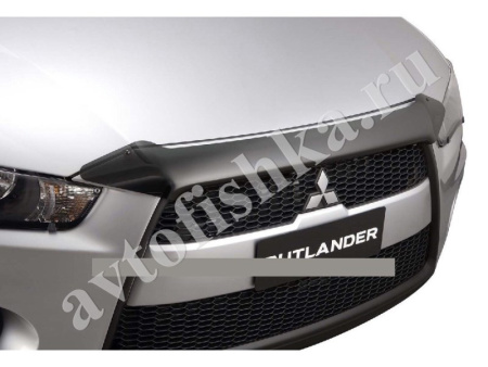 Дефлектор капота темный Mitsubishi Outlander XL 2010-2012
