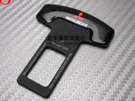 Вставка в замок ремня безопасности с логотипом Mitsubishi, лакированная
