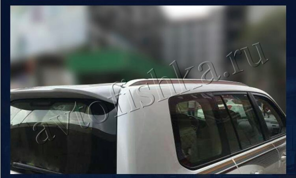 Toyota Land Cruiser Prado 150 (10-) рейлинги на крышу продольные серебристые, дизайн Lexus GX460