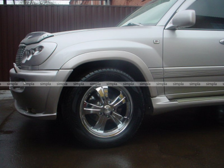 Toyota Land Cruiser 100 (98-07) Передний бампер Sport