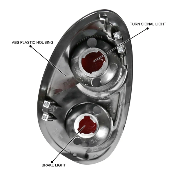 Chrysler PT Cruiser (2001-2005) фонари задние красно-черные Altezza стиль