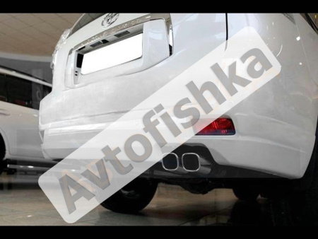 Toyota Land Cruiser Prado 150 (10-) тюнинговый спойлер на задний бампер