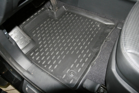 Коврики в салон HYUNDAI Santa Fe, 2012-> 4 шт. (полиуретан)