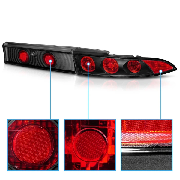 Задние фонари черные, стопы для Mitsubishi Eclipse 1997-1999