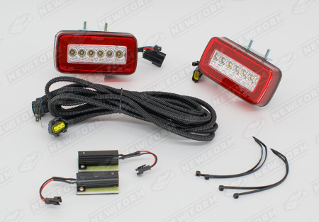 Mercedes-Benz G-Klasse W463 1990 - 2018 Фонари противотуманные светодиодные красные