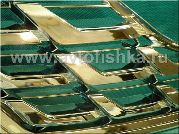 Toyota Camry V40 (06-09) решетка радиатора хромированная, пластиковая, L дизайн.