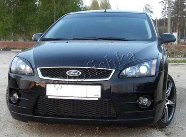Ford Focus 2 (04 – 08) реснички на фары №1 узкие