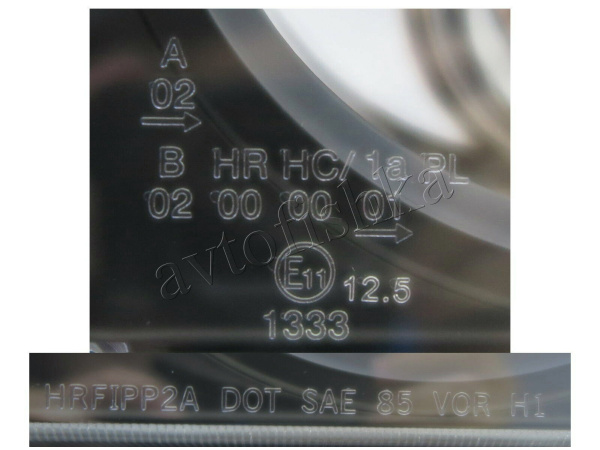 Mercedes W124 (84-93) фары передние черные, с совмещенными поворотниками, комплект 2 шт.