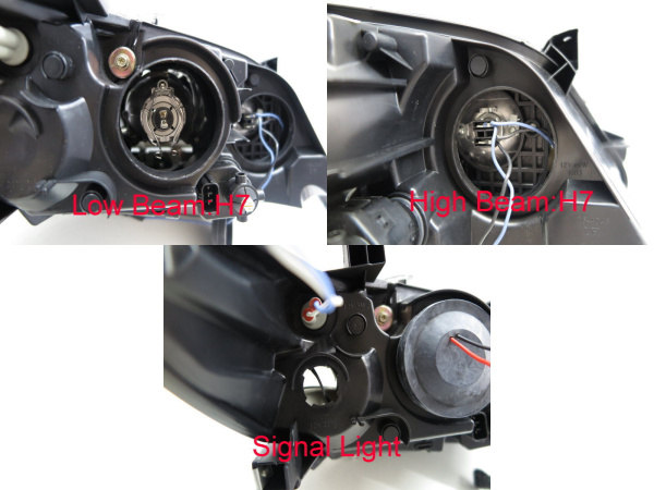 Toyota Camry V40 (09-11) фары передние хромированные, с линзами и дневными ходовыми огнями, в стиле LEXUS, комплект 2 шт.