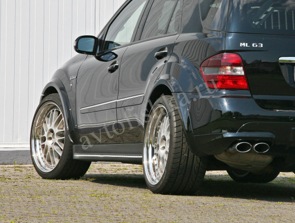 Mercedes ML-Class W164 (05-11) Расширители арок AMG (комплект, 8 частей)