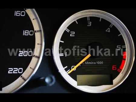 Mercedes W202 C class 1993-1995 светящиеся шкалы приборов - накладки на циферблаты панели приборов, дизайн № 1