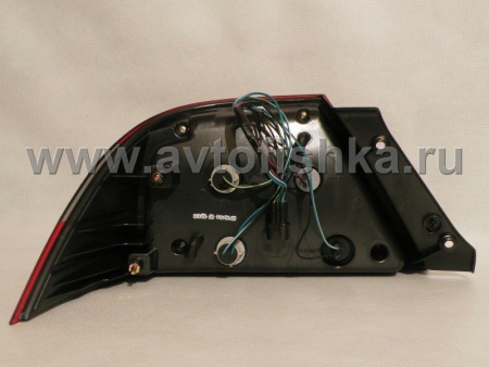 Mitsubishi Lancer 9 (03-07) задние фонари светодиодные красно-тонированные, комплект 2 шт.