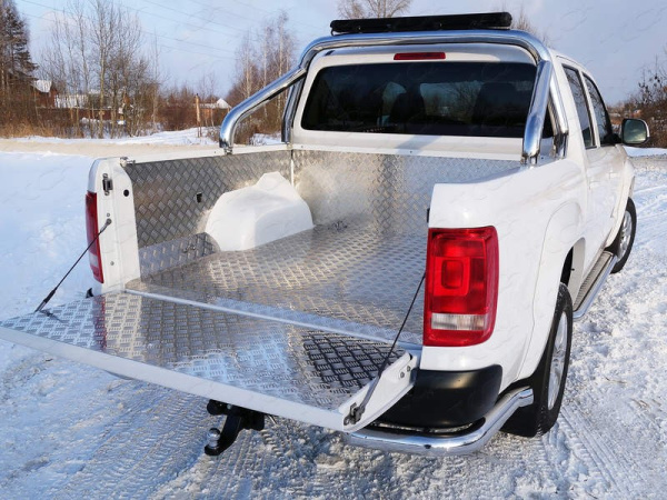 Volkswagen Amarok (16–) Защитный алюминиевый вкладыш в кузов автомобиля (комплект)