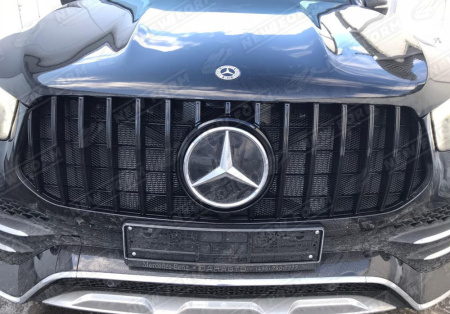 Mercedes-Benz GLE-Klasse V167 2018 - 2023 Решетка радиатора AMG GT черная в AMG пакете