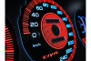 Honda Civic (92-95) светодиодные шкалы (циферблаты) на панель приборов - дизайн 2