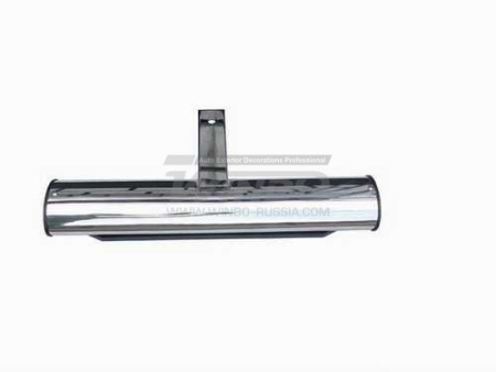 Подножка задняя универсальная из нержавеющей стали для крепления вместо фаркопа с квадратом 51 x 51 мм