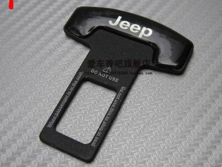 Вставка в замок ремня безопасности с логотипом Jeep, лакированная