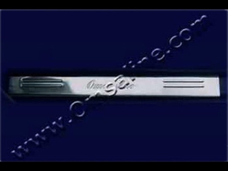 Renault Megan 2 (2002-2008) седан накладки из нержавеющей стали на внутренние пороги дверей