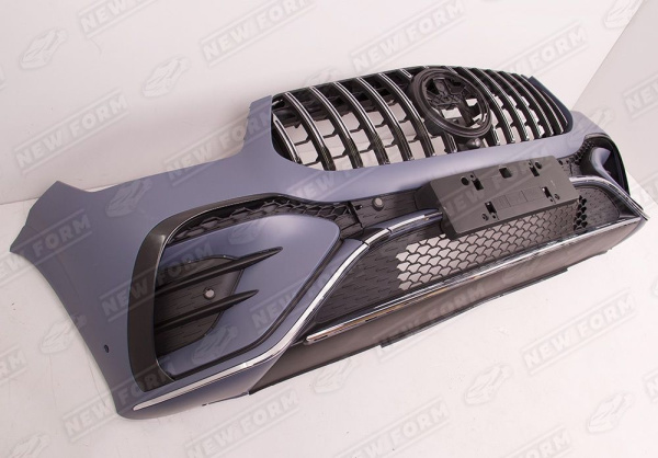 Mercedes-Benz GLE-Klasse V167 рестайлинг 2023 - н.в. Передний бампер 5.3 AMG хром