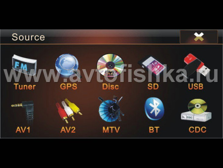 Nissan Teana автомагнитола с 6,5 дюймовым HD экраном, GPS навигацией