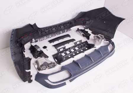 Mercedes-Benz S-Klasse W223 2020 - н.в. Обвес 63 AMG на штатную комплектацию с порогами