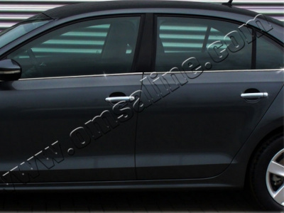 Volkswagen Jetta (2010-) хромированные накладки на дверные ручки из нержавеющей стали