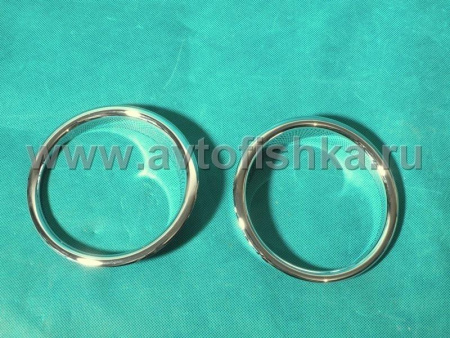 Hummer H2 (02-08) декоративные накладки противотуманных фар хромированные, комплект 2 шт.