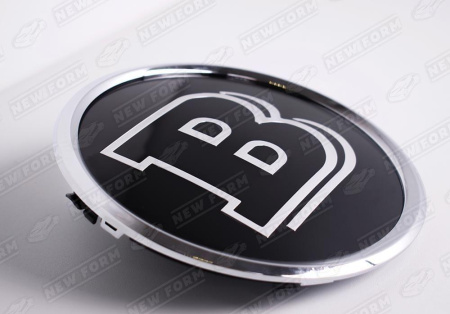 Mercedes-Benz C-Klasse W205 2014 - 2018 Эмблема стеклянная Brabus хром в решетку радиатора