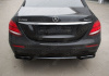 Mercedes-Benz E-Klasse W213 2016 - 2020 Диффузор с насадками 6.3S AMG хром