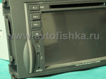 Mitsubishi Pajero 4 (06-) автомагнитола с GPS навигацией, штатное головное устройство с HD экраном 7 дюймов, PMS TPJ-8087GB