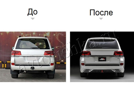 Toyota Land Cruiser 200 (15-) Комплект аэродинамического обвеса WALD