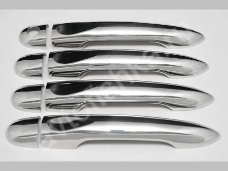 Renault Megane 3 (2010-) накладки на ручки дверей из нержавеющей стали, 4 шт.