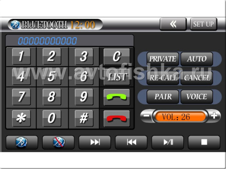 Toyota RAV4 (06-) 2 din автомагнитола - головное устройство с откидным 7" HD экраном, GPS навигацией, TV, PMS TAV-8100GB