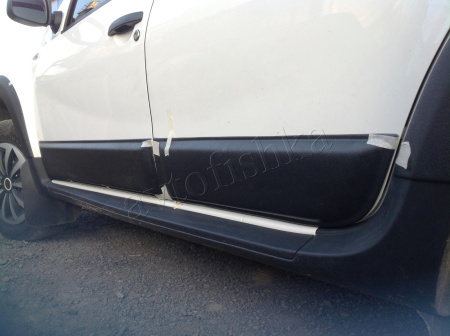 Renault Duster Молдинги дверей шагрень
