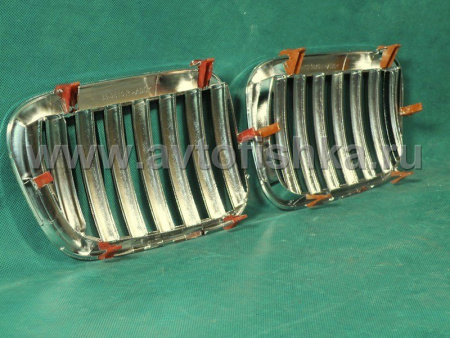 BMW 3 E46 (01-05) решетка радиатора хромированная, дизайн X5