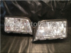 Mercedes S W140 (92-99) передние фары хромированные, комплект 2 шт.