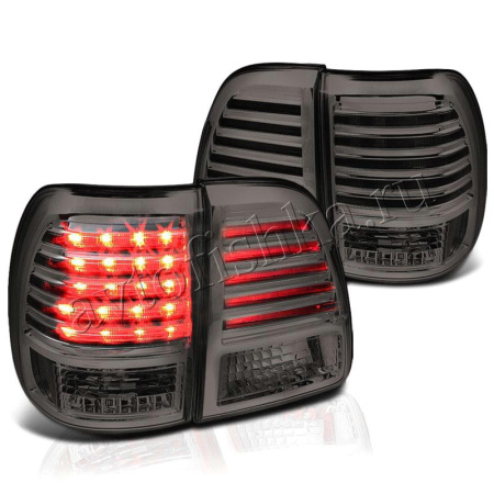 Toyota Land Cruiser 100 фонари задние светодиодные тонированные, дизайн Lexus, комплект лев.+прав.