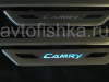 Toyota Camry V40 (2006-) накладки порогов дверных проемов, из нержавеющей стали с подсветкой CAMRY.