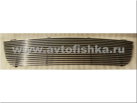 Suzuki Grand Vitara III (05-) решетка радиатора, полированный алюминий, горизонтальный дизайн.